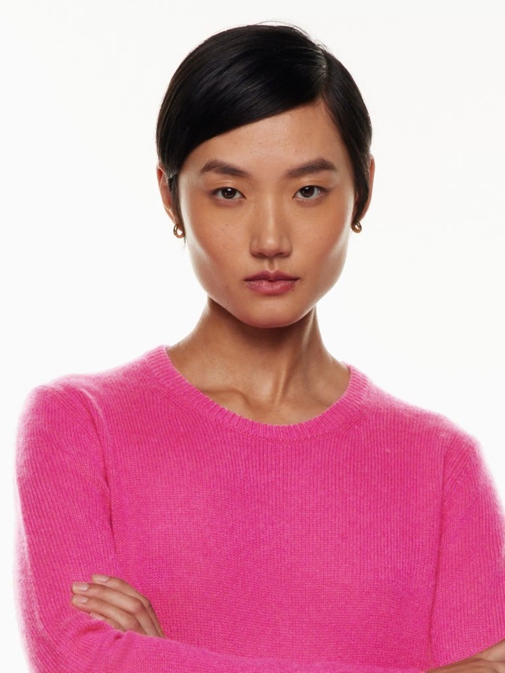 Aritzia Nathaniel Fluro Pink Sweater